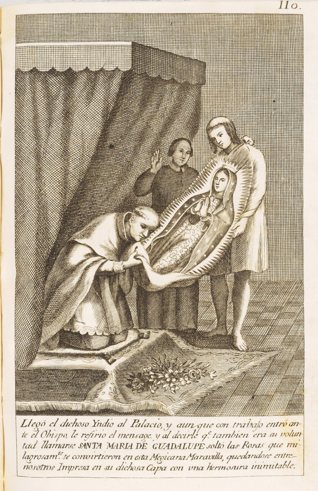 Historical print of the Virgin