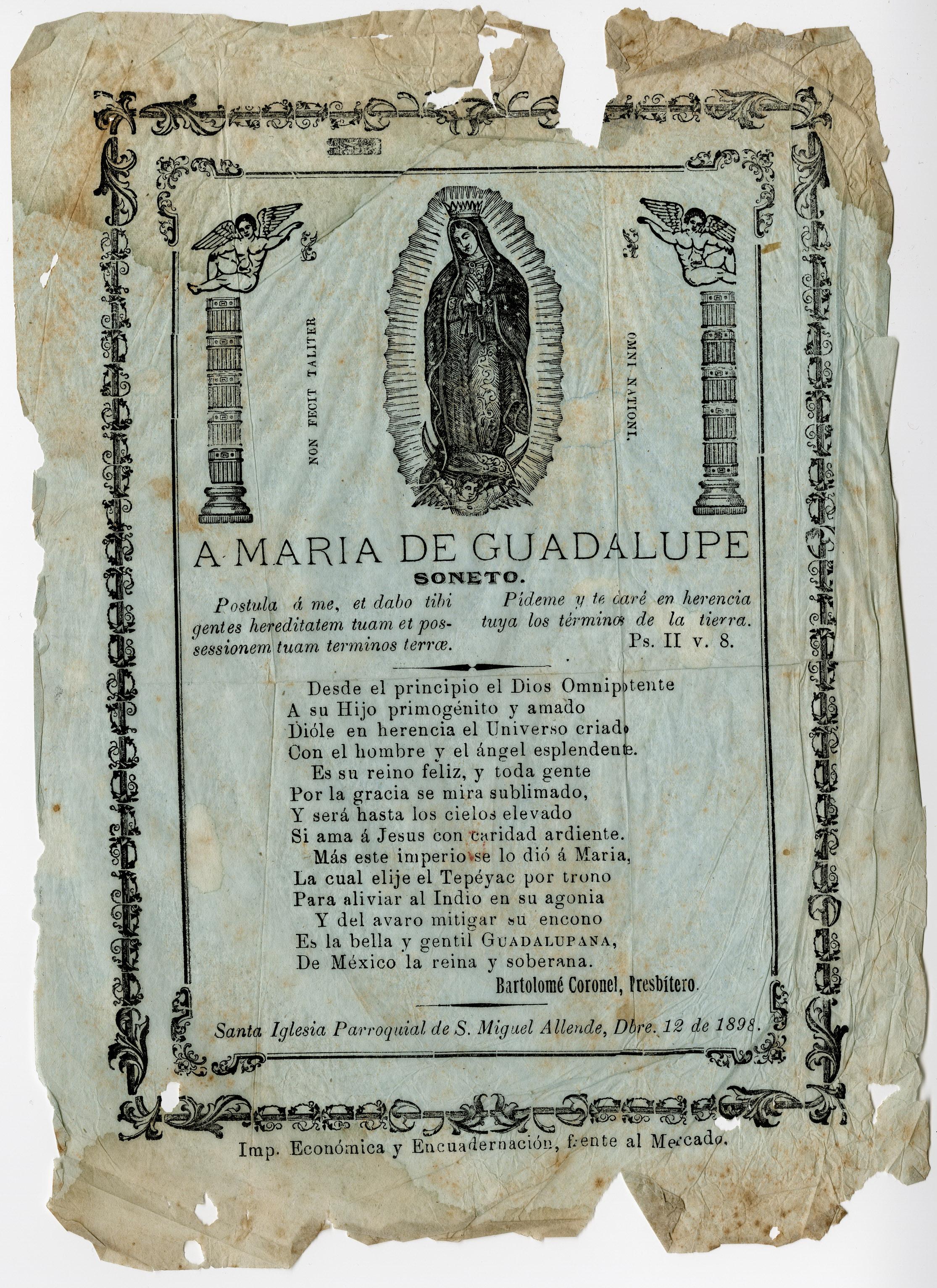 Content layout - devotional sonnet