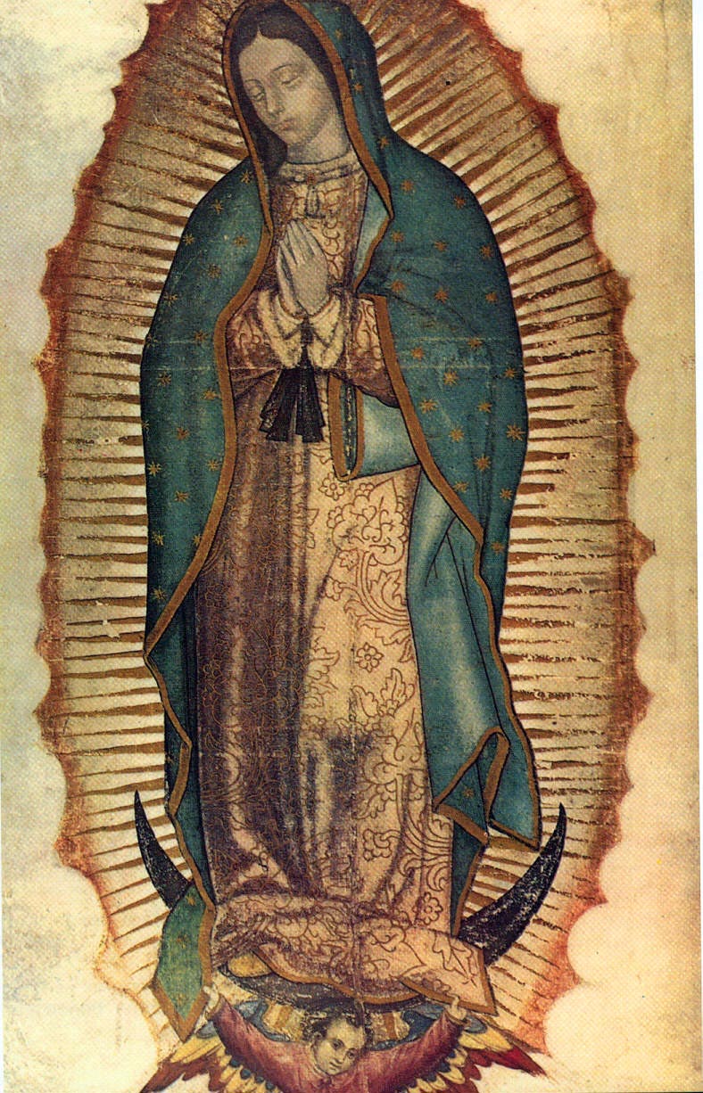 Research imagery 1 — Tilma of Guadalupe and historical reference